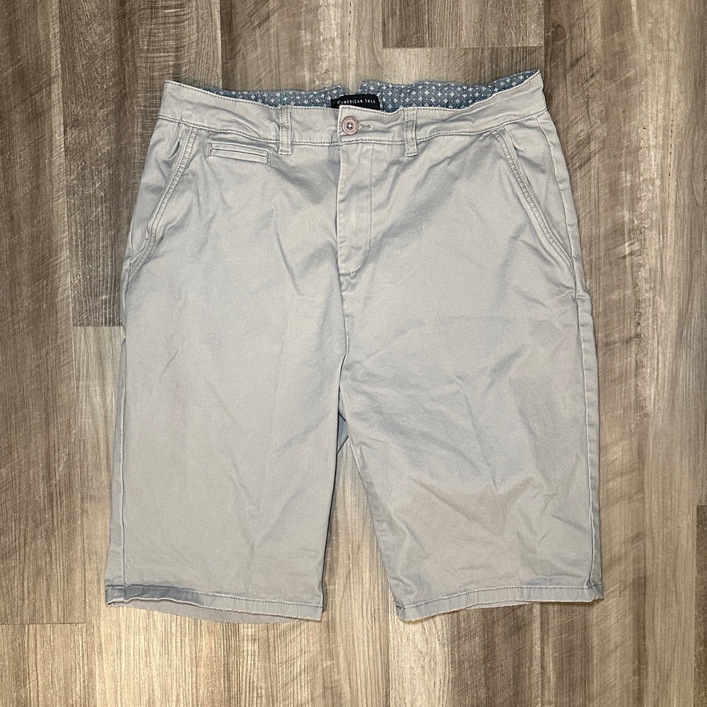 American Tall Gray Chino Shorts - 34 XT